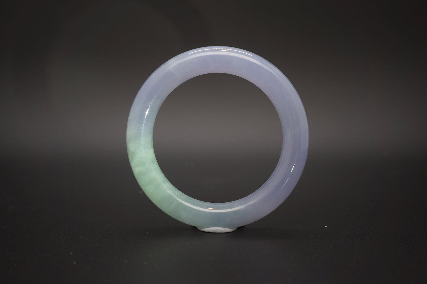 Spring Harmony Jadeite Bangle 春带彩平安翡翠手镯
