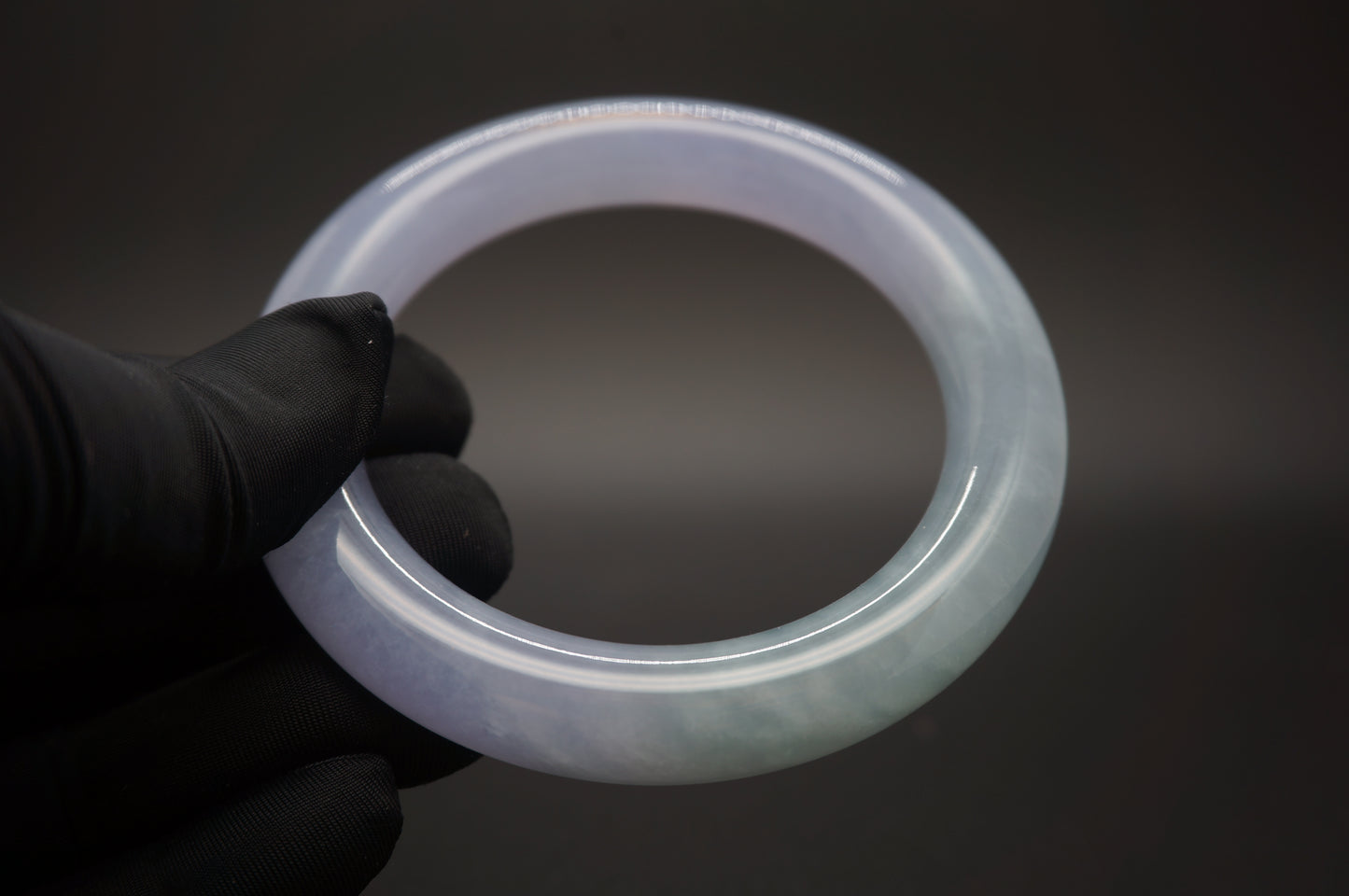 Spring Harmony Jadeite Bangle 春带彩平安翡翠手镯