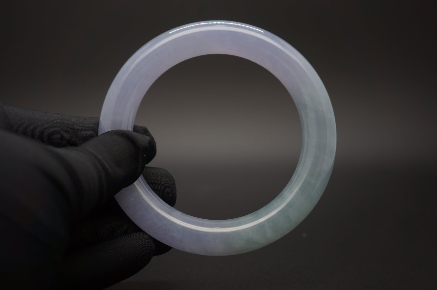 Spring Harmony Jadeite Bangle 春带彩平安翡翠手镯