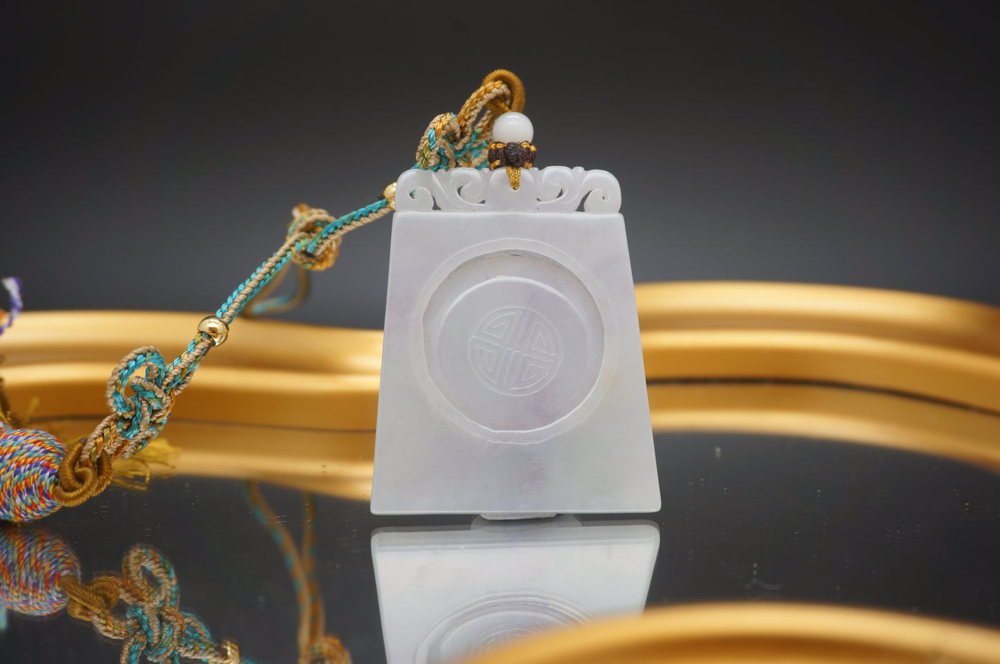 Radiance of Grace Antique Style Pendant 紫光如恩仿古牌