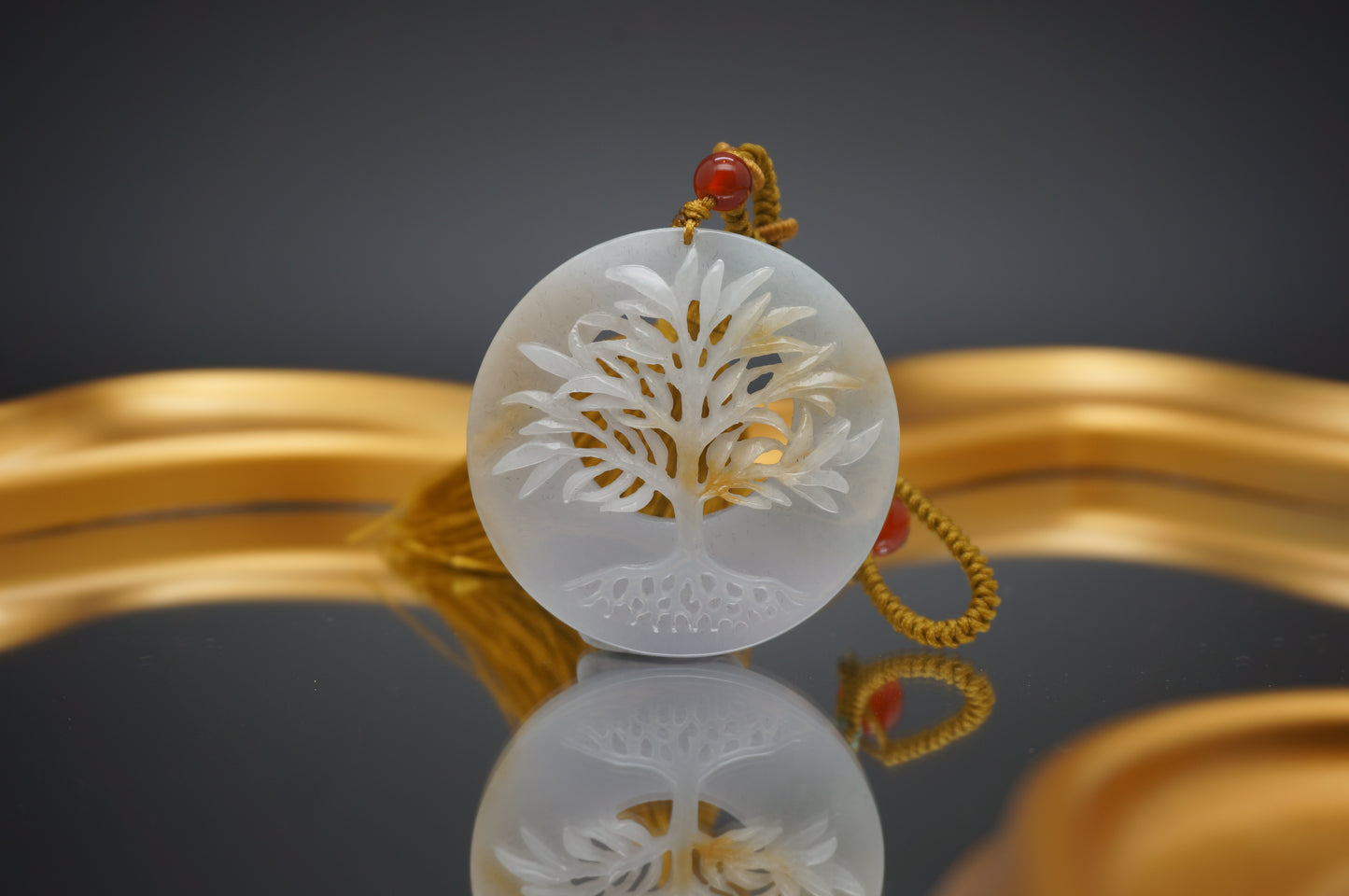 Customized Tree of Life Round Pendant 定制生命之树圆牌