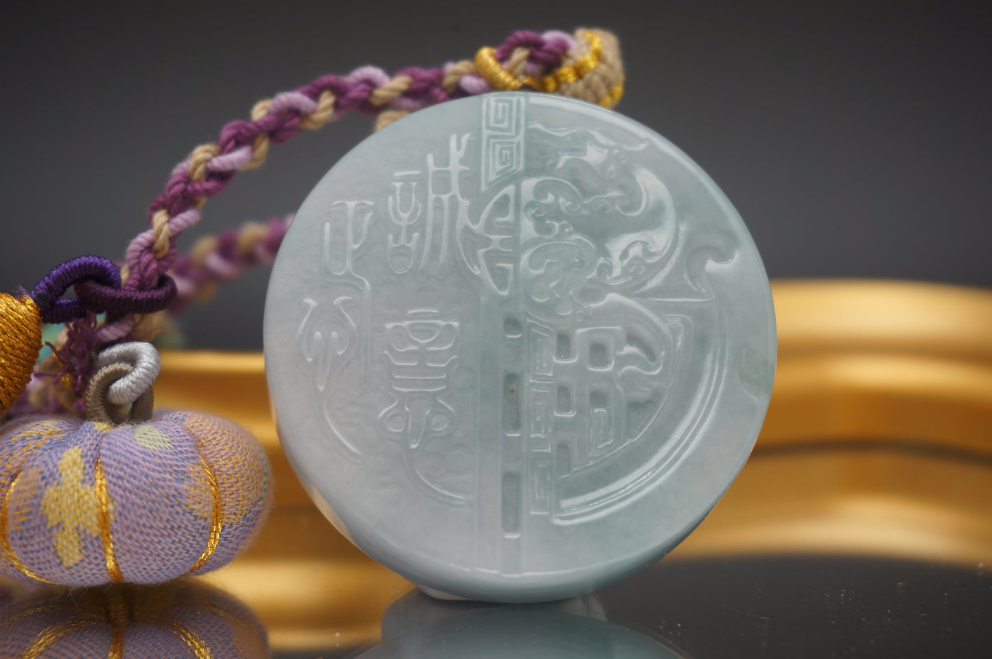 Harmony and Blessings Pendant 和福圆牌