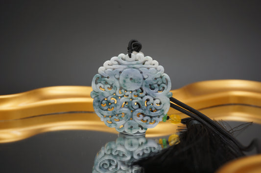 Cloud Blossom Antique-style Hollow Carving 云花福泽仿古镂空雕
