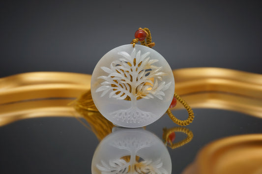 Customized Tree of Life Round Pendant 定制生命之树圆牌