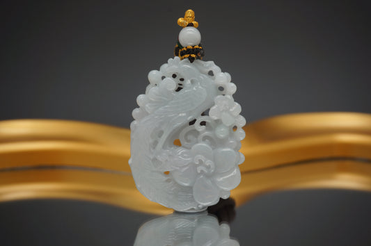 Phoenix Among Peonies Pendant 凤穿牡丹