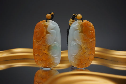 Pair of Phoenixes Pendant 双凤呈祥