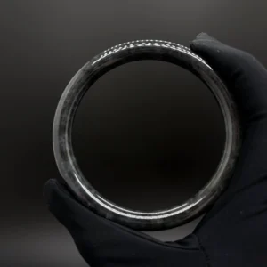 Icy Wuji Ding Dang Jadeite Bangle (Darker Tone)