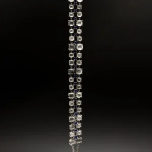 Icy Wuji Grade A Jadeite Bracelet