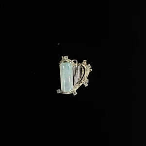 Custom Heart Harp Grade A Jadeite Pendant
