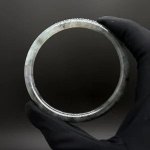 Icy Wuji Ding Dang Jadeite Bangle