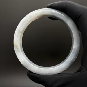 Sesame Wuji Jadeite Bangle