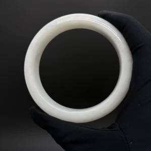 Classic White Jadeite Bangle